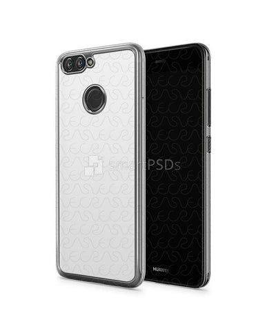 Huawei Nova 2 2d PC ClearCase Design Mockup 2017 (Front-Back Angled)