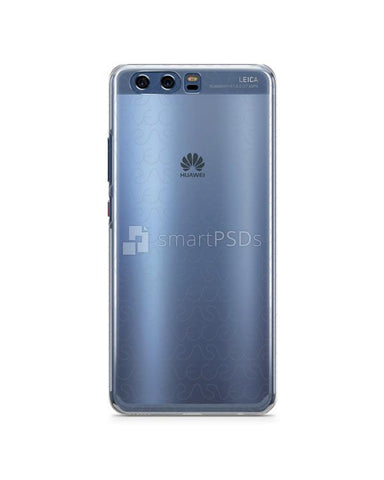 Huawei P10- PC Clear Case - Design Mockup PSD Template for UV Direct Printing