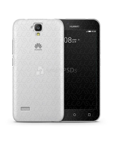 Huawei Y5 UV TPU Clear Case Design Mockup 2017 (Front-Back)