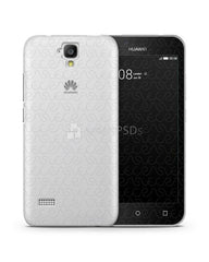 Huawei Y5 UV TPU Clear Case Design Mockup 2017 (Front-Back)