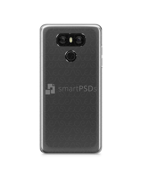 LG G6- UV PC Clear Mobile Case Design Mockup 2017
