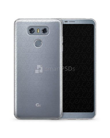 LG G6 UV TPU Clear Mobile Case Design Mockup 2017