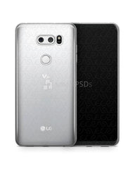 LG V30 UV TPU Clear Mobile Case Design Mockup 2017