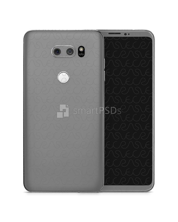 LG V30 Vinyl Skin Design Mockup 2017