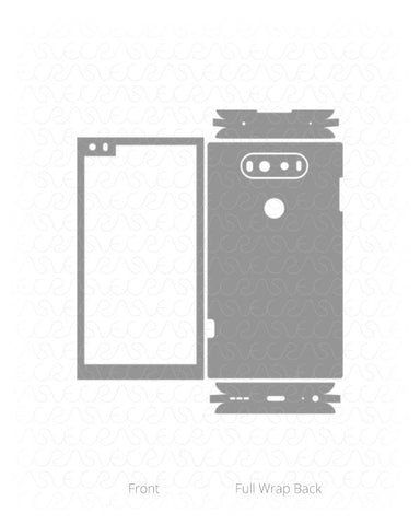 LG V20 Vinyl Skin Vector Cut File Template 2016