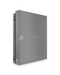 Microsoft Xbox One X Console 2017 Vinyl Skin Design Mockup 4-views