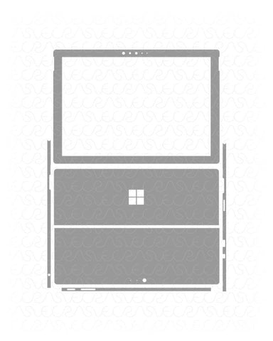 Microsoft Surface Pro 4 Vinyl Skin Vector Cut File Template 2015