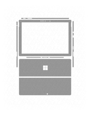 Microsoft Surface Pro New Vinyl Skin Vector Cut File Template 2017-2018