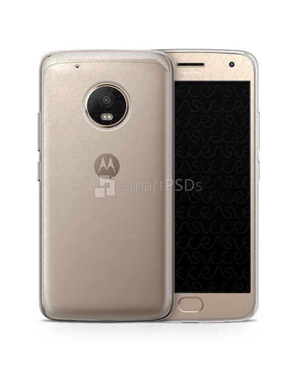 Moto G5-G5 Plus UV TPU Clear Mobile Case Design Mockup 2017