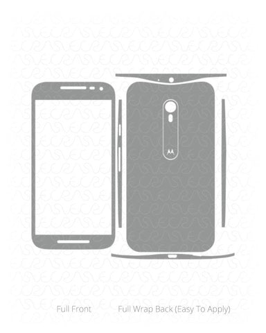 Motorola Moto G3 Vinyl Skin Cut File Template 2015