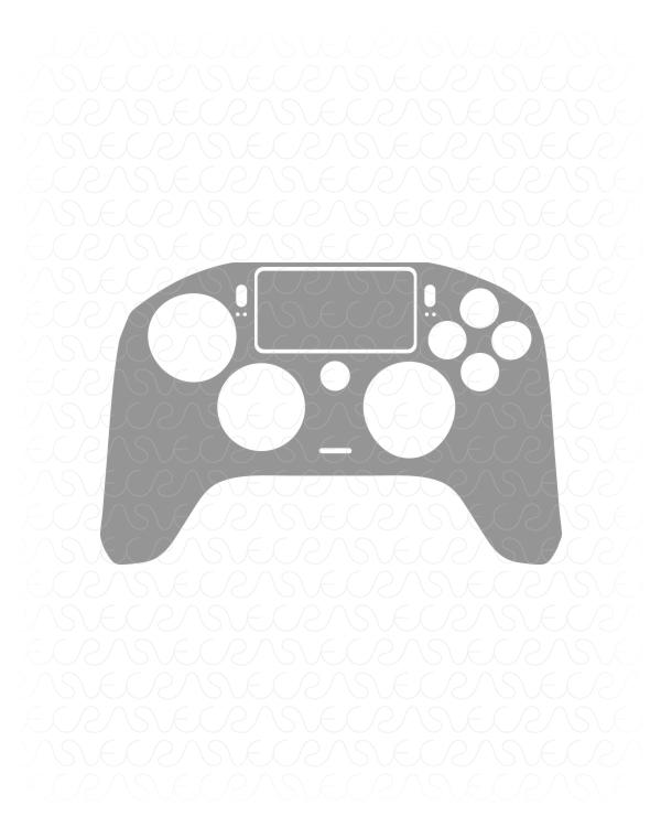 Nacon Revolution Pro Controller 2 For PS4 Vinyl Skin Vector Cut File Template 2017