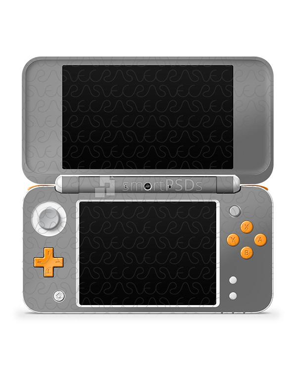 Nintendo 2DS XL 2017 Skin Decal Design Template