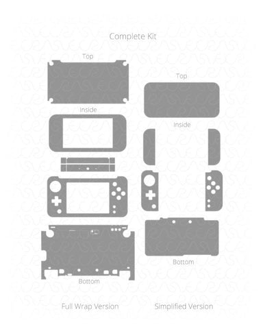 Nintendo 2DS XL Handheld Gaming Console Vinyl Skin Vector Cut File Template 2017