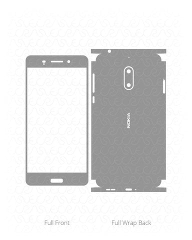 Nokia 6 Vinyl Skin Vector Cut File Template 2017