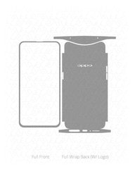 OPPO Find X Vinyl Skin Vector Cut File Template 2018