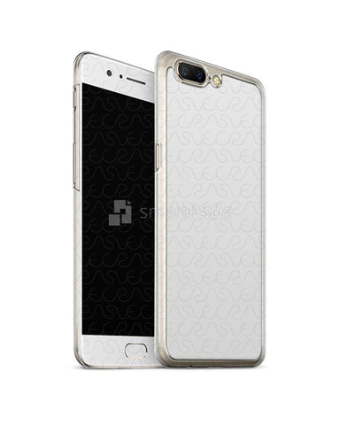 OnePlus 5 2d PC ClearCase Design Mockup 2016 (Front-Back Angled)