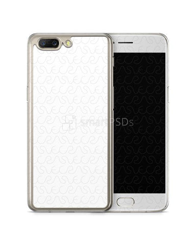 OnePlus 5 2d PC ClearCase Design Mockup 2016 (Front-Back)