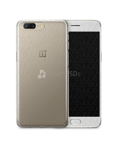 OnePlus 5 UV PC Clear Mobile Case Design Mockup 2017