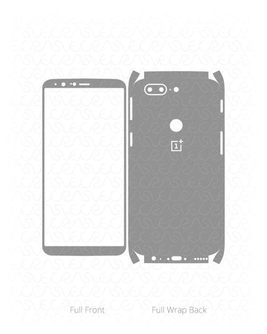 One Plus 5T Vinyl Skin Vector Cut File Template 2017