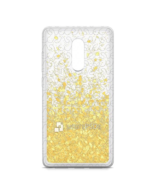 Redmi Note 4 UV TPU Liquid Glitter Case Design Mockup 