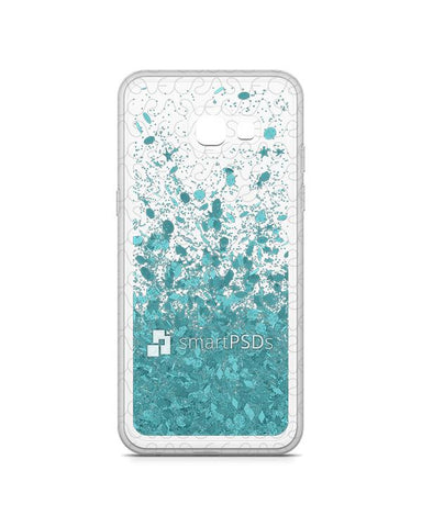 Samsung Galaxy A3 2017 UV TPU Liquid Glitter Case Design Mockup