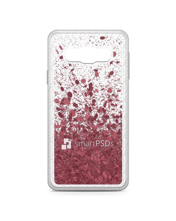 Samsung Galaxy A3 UV TPU Liquid Glitter Case Design Mockup 2017