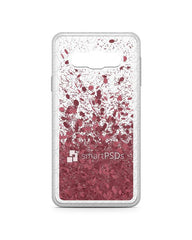 Samsung Galaxy A3 UV TPU Liquid Glitter Case Design Mockup 2017