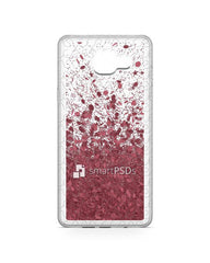 Samsung Galaxy A5 2016 UV TPU Liquid Glitter Case Design Mockup