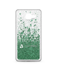 Samsung Galaxy A7 2016 UV TPU Liquid Glitter Case Design Mockup 