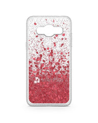 Samsung Galaxy J3 2016 UV TPU Liquid Glitter Case Design Mockup 