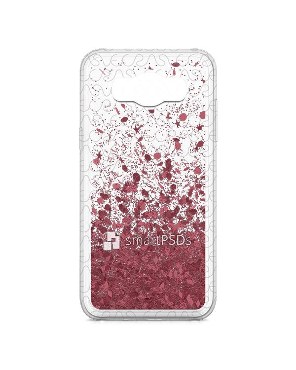 Samsung Galaxy J5 UV TPU Liquid Glitter Case Design Mockup 
