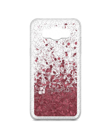 Samsung Galaxy J5 UV TPU Liquid Glitter Case Design Mockup