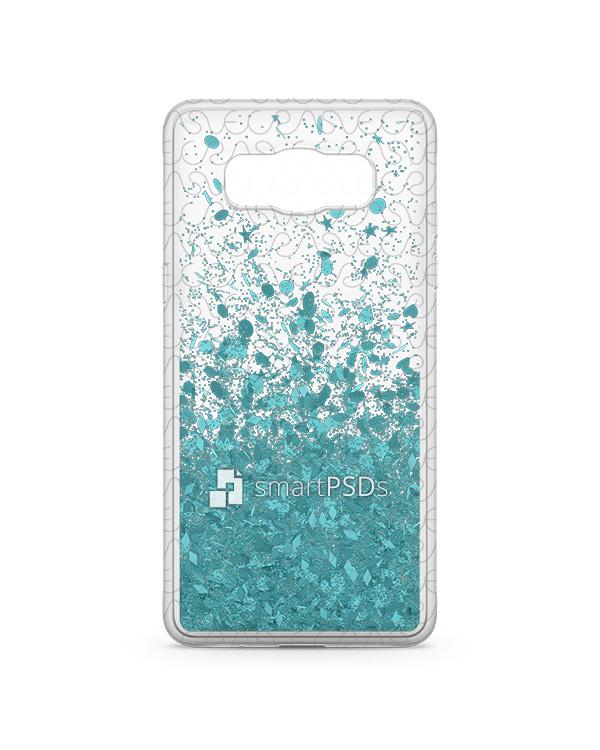 Samsung Galaxy J5 2016 UV TPU Liquid Glitter Case Design Mockup 