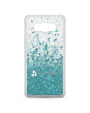 Samsung Galaxy J5 2016 UV TPU Liquid Glitter Case Design Mockup