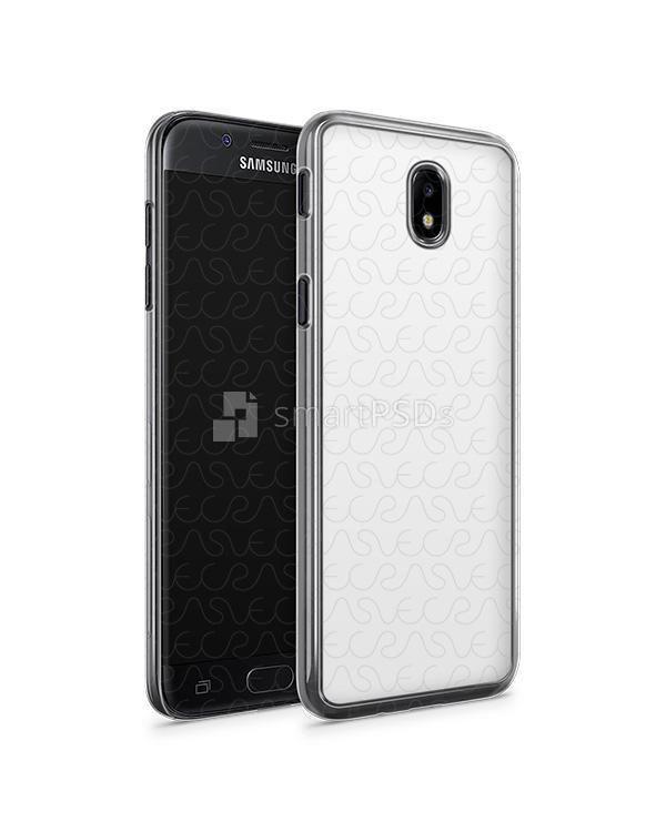 Samsung Galaxy J5 (2017) Europe 2d PC ClearCase Design Mockup 2016 (Front-Back Angled)
