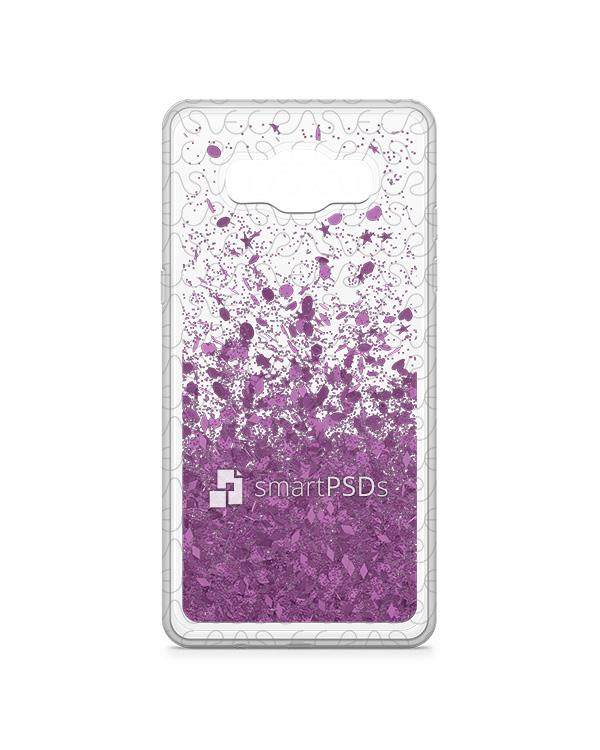 Samsung Galaxy J7 2016 UV TPU Liquid Glitter Case Design Mockup 