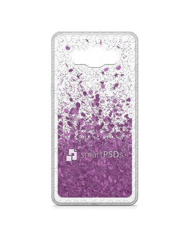 Samsung Galaxy J7 2016 UV TPU Liquid Glitter Case Design Mockup
