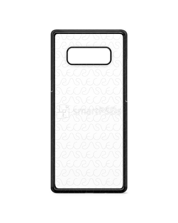 Samsung Galaxy Note 8 2d IMD Colored Mobile Case Design Mockup 2017