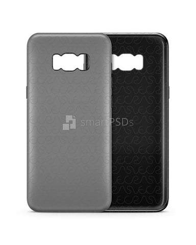 Samsung Galaxy S8 Plus 3d Dual Protective Cover Design Template (3 Views) 2017
