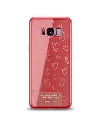 Samsung Galaxy S8 TPU Electroplated Case Design Mock-up
