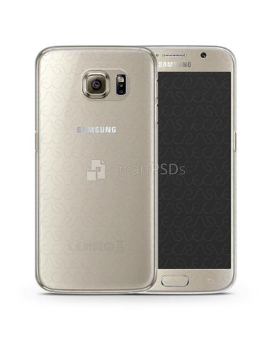 Samsung Galaxy S6 UV TPU Clear Mobile Case Design Mockup 2015