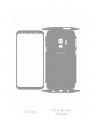 Samsung Galaxy S9 Vinyl Skin Vector Cut File Template 2018