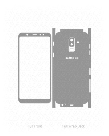 Samsung Galaxy A6 Plus Vinyl Skin Vector Cut File Template 2018