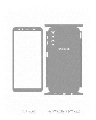 Samsung Galaxy A7 Vinyl Skin Vector Cut File Template 2018