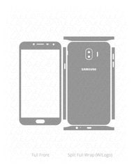Samsung Galaxy J4 Vinyl Skin Vector Cut File Template 2018