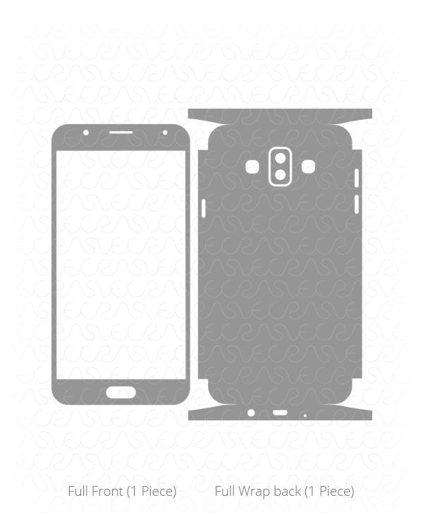 Samsung Galaxy J7 Duo Vinyl Skin Vector Cut File Template 2018