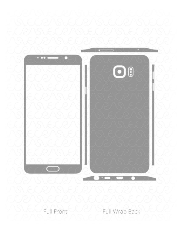 Samsung Galaxy Note 5 / Decal Cut file Vector Template 2015