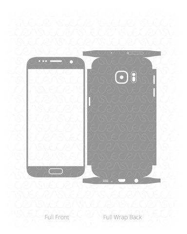 Samsung Galaxy S7 Vinyl Skin Cut File Template 2016
