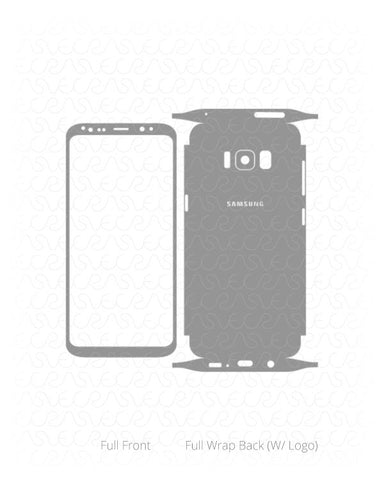 Samsung Galaxy S8 Vinyl Skin Vector Cut File Template 2017