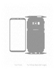 Samsung Galaxy S8 Vinyl Skin Vector Cut File Template 2017
